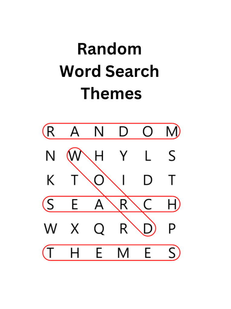 picture of a book cover with small word search